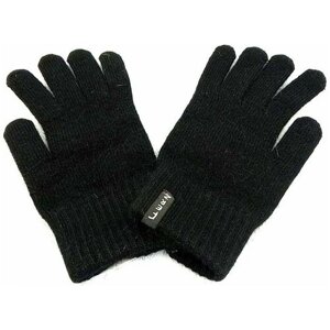 Перчатки Ferz, демисезон/зима, подкладка, размер 18-19, черный