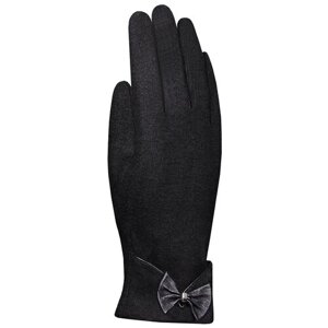 Перчатки malgrado, демисезон/зима, шерсть, размер 7.5, черный