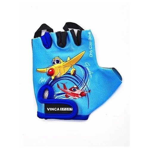 Перчатки Vinca Sport, размер 6XS, голубой