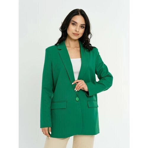 Пиджак , размер 44, зеленый