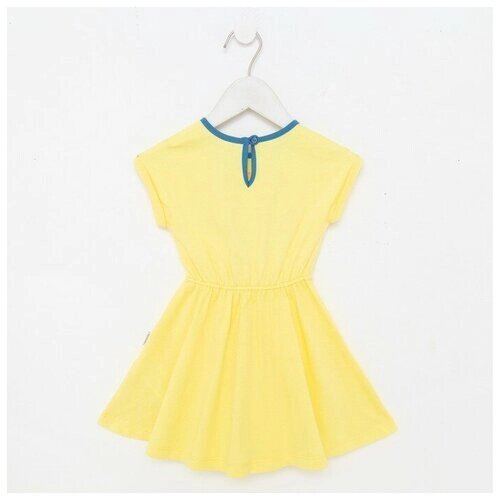 Платье для девочки, цвет жёлтый, рост 80 см