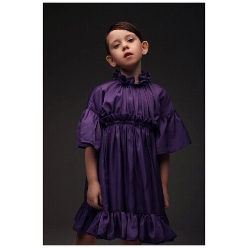 Платье Leya. me, размер 104, фиолетовый
