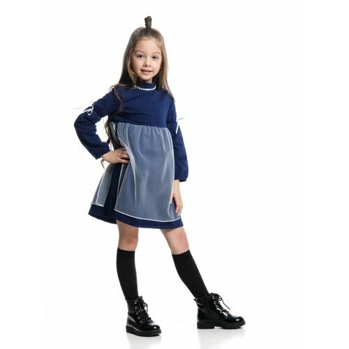 Платье Mini Maxi, размер 92, синий