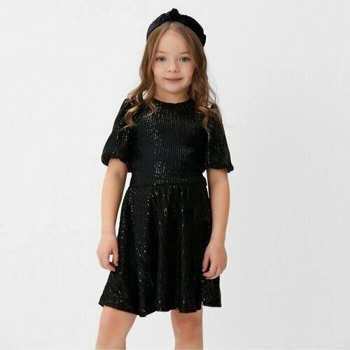 Платье нарядное для девочки KAFTAN р. 36 (134-140 см), черный