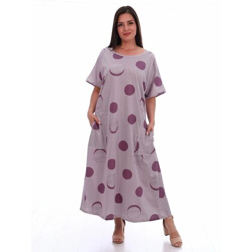 Платье Территория СтрекоZZ, размер 66, фиолетовый