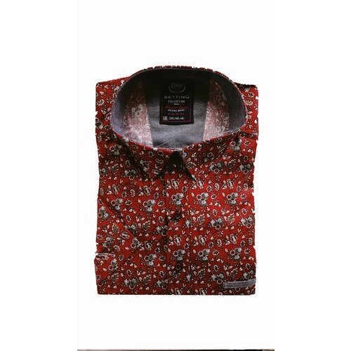 Рубашка Bettino, размер 6XL (66), красный