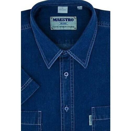 Рубашка Maestro, размер 48/M, синий