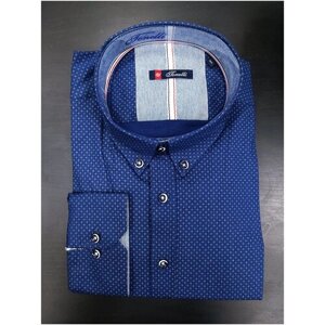 Рубашка Tonelli, размер 3XL (64), синий