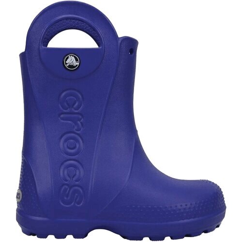 Сапоги резиновые Crocs Handle It Rain Boot, демисезон/лето, протекторная подошва, размер С13 (30-31EU), синий