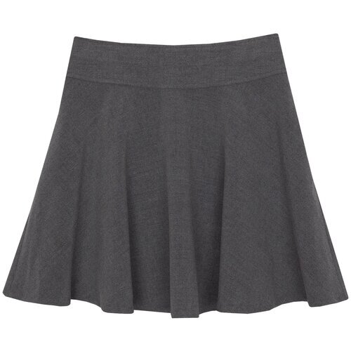 Школьная юбка Gulliver, мини, размер 164, серый