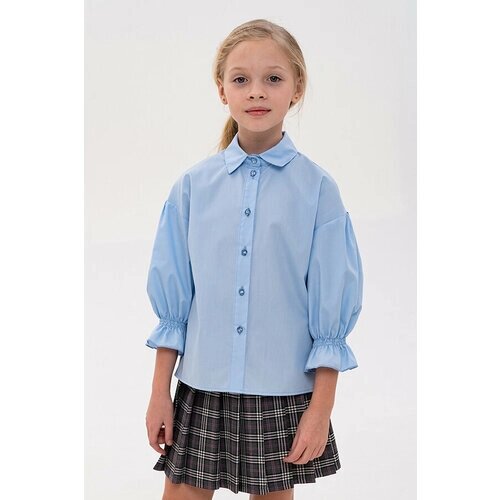 Школьная юбка Инфанта, мини, размер 128-60, серый