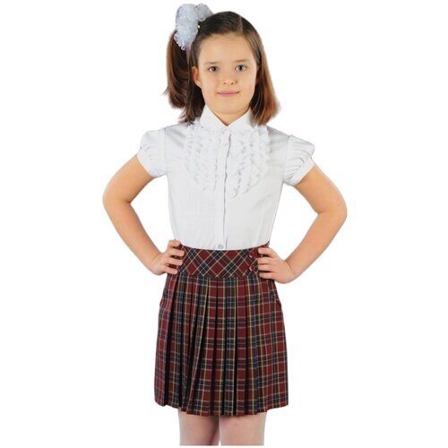 Школьная юбка Инфанта, модель 70308, цвет серый 1, размер 158-84
