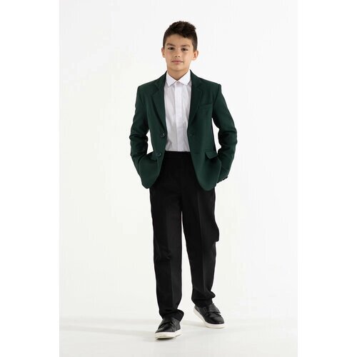 Школьный пиджак Инфанта, размер 152/80, зеленый