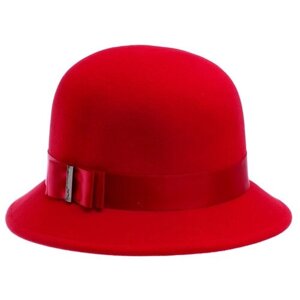 Шляпа Betmar, шерсть, утепленная, размер 56, красный
