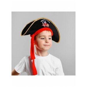Шляпа пиратская «Укротитель морей», детская, р-р. 50-54