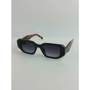 Солнцезащитные очки 7011-C4, черный, коричневый