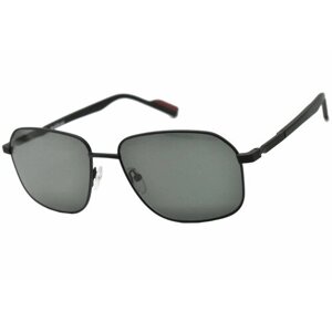 Солнцезащитные очки Baldinini, прямоугольные, оправа: металл, с защитой от УФ, для мужчин, серый