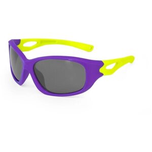 Солнцезащитные очки Cafa France, овальные, оправа: пластик, спортивные, гибкая оправа/дужки, фиолетовый