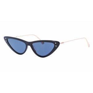 Солнцезащитные очки Dior, кошачий глаз, с защитой от УФ, для женщин, синий