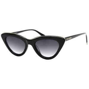 Солнцезащитные очки Enni Marco, узкие, оправа: пластик, для женщин, черный