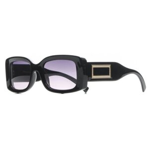 Солнцезащитные очки Farella, прямоугольные, оправа: пластик, поляризационные, с защитой от УФ, для женщин, фиолетовый