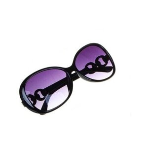 Солнцезащитные очки Galante, бабочка, оправа: пластик, с защитой от УФ, для женщин, серый