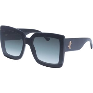 Солнцезащитные очки Jimmy Choo, квадратные, для женщин, черный