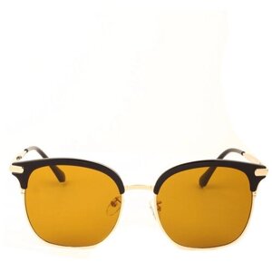 Солнцезащитные очки Keluona, вайфареры, оправа: пластик, черный