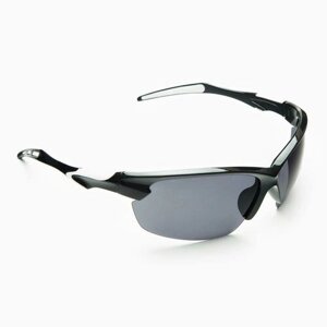 Солнцезащитные очки , кошачий глаз, оправа: пластик, спортивные, с защитой от УФ, для женщин, серый