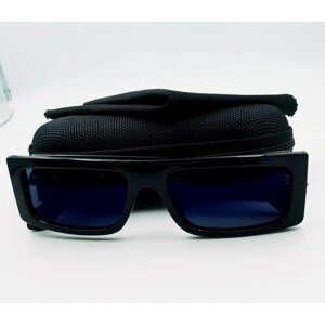 Солнцезащитные очки Matrix МТ8666, квадратные, оправа: металл, спортивные, ударопрочные, поляризационные, с защитой от УФ, градиентные, черный