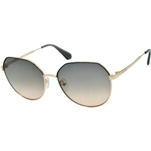 Солнцезащитные очки Max & Co., круглые, оправа: металл, градиентные, с защитой от УФ, для женщин, мультиколор