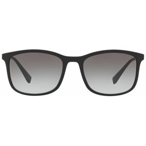 Солнцезащитные очки Prada, прямоугольные, оправа: пластик, с защитой от УФ, для мужчин, черный
