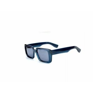 Солнцезащитные очки , прямоугольные, поляризационные, с защитой от УФ, синий