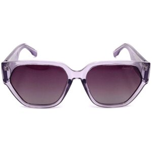 Солнцезащитные очки Smakhtin'S eyewear & accessories, бабочка, оправа: пластик, с защитой от УФ, градиентные, для женщин, фиолетовый