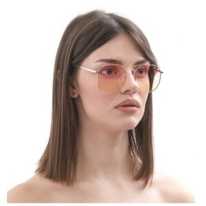 Солнцезащитные очки , стрекоза, градиентные, мультиколор