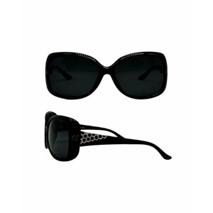 Солнцезащитные очки , стрекоза, поляризационные, с защитой от УФ, для женщин, черный