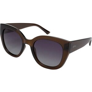 Солнцезащитные очки StyleMark, бабочка, поляризационные, с защитой от УФ, градиентные, для женщин, коричневый