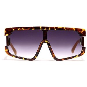 Солнцезащитные очки VITACCI, вайфареры, оправа: пластик, для женщин, коричневый