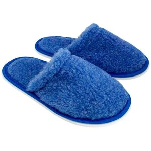 Тапочки ivshoes, шерсть, нескользящая подошва, размер 36-37, синий
