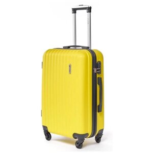 Умный чемодан L'case Krabi Krabi, 50 л, размер M, желтый