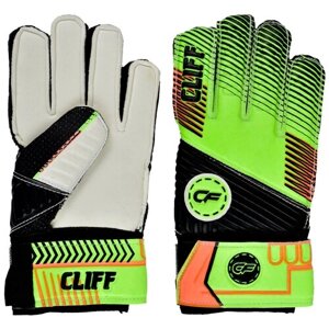 Вратарские перчатки Cliff, регулируемые манжеты, размер 7, зеленый