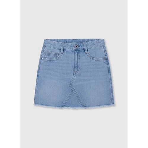 Юбка детск для девочек, Pepe Jeans London, модель: PG900535PR0, цвет: синий, размер: 12