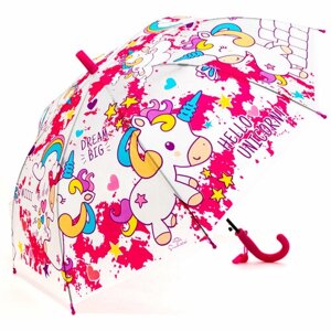 Зонт Бим-Бом, полуавтомат, для девочек, мультиколор