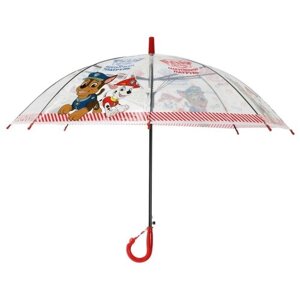 Зонт детский Щенячий Патруль, R-50 см. прозрачный, полуавтомат Играем Вместе UM50T-PP