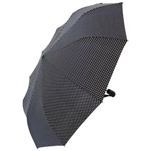 Зонт Rainbrella, полуавтомат, 3 сложения, купол 100 см, 10 спиц, система «антиветер», чехол в комплекте, для женщин, черный