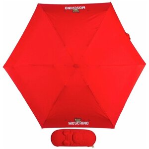 Зонт складной Moschino 8042-SMINIC Shadow Bear Red