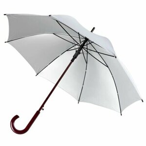 Зонт-трость molti, полуавтомат, для женщин, серебряный