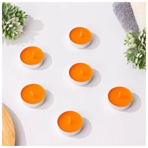 Набор чайных свечей ароматических "Апельсиновый сок", 24 шт 9231540