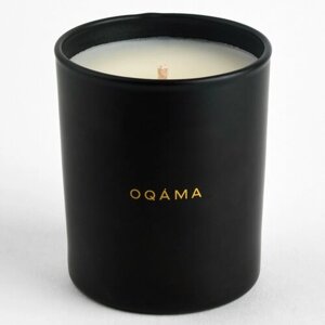 Свеча OQAMA "Аромат страстного мужчины" интерьерная, ароматическая в подарок на 8 марта, 190 мл