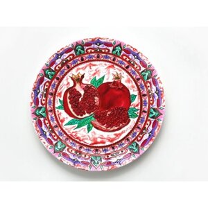 Декоративная тарелка "Гранат" ручная роспись